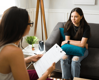 Child and teen counseling session