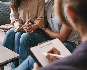 Couples counseling session