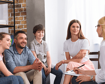 Family counseling session